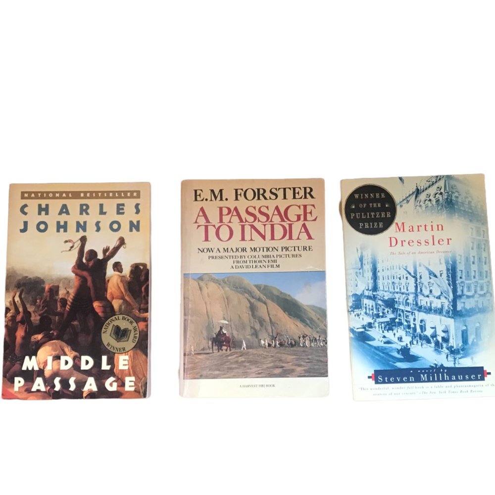 Middle Passage, A Passage to India, and Martin Dressler 3-Book Bundle